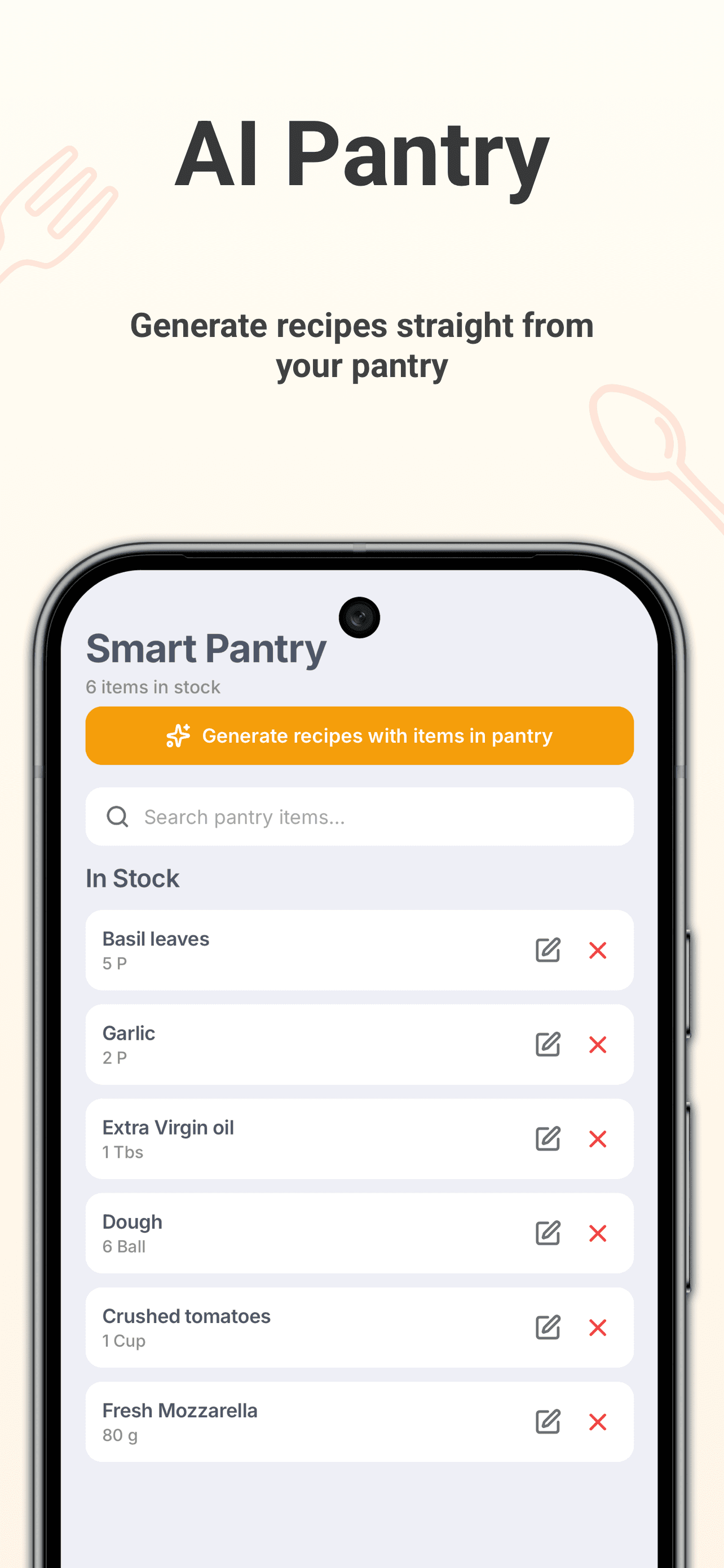 AI Pantry Generator