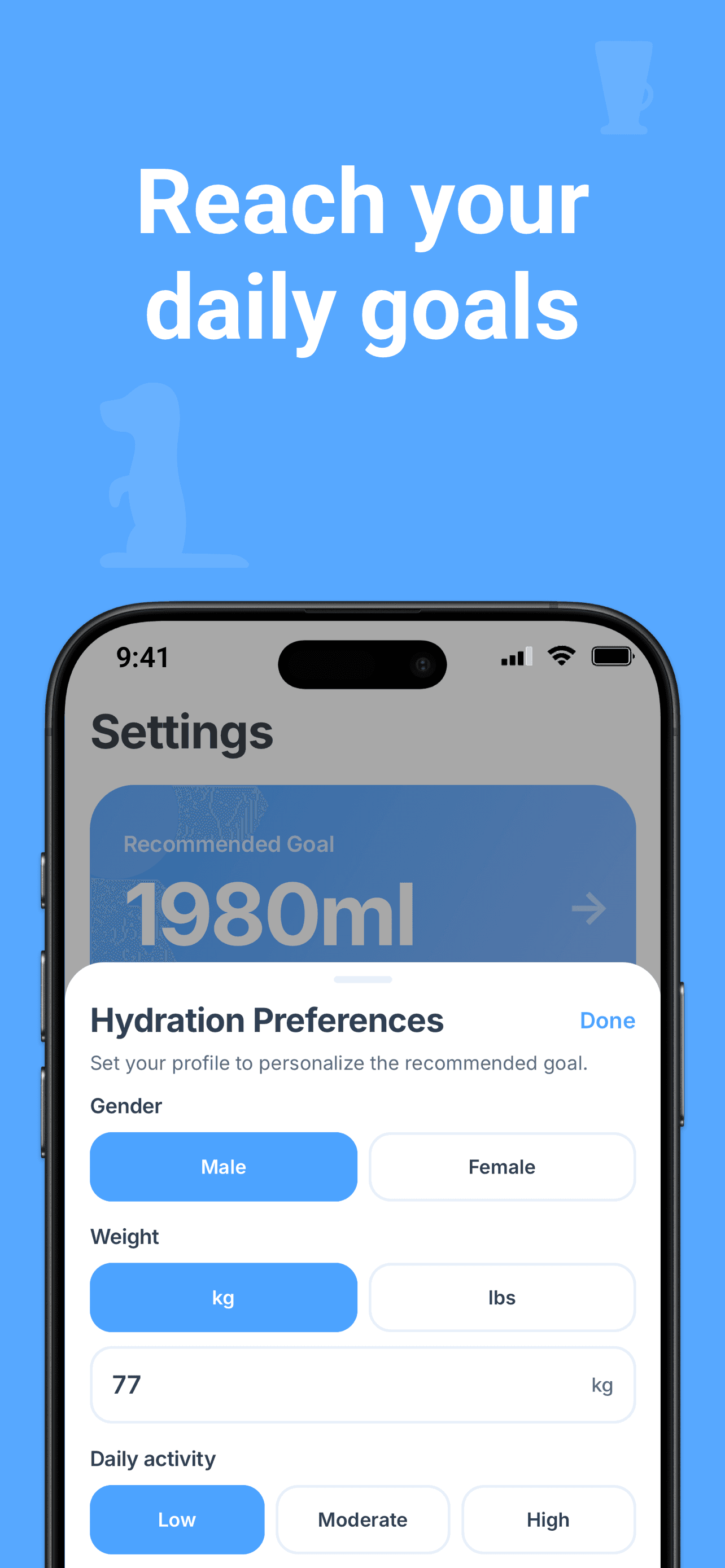 WaterPaw smart drink reminders
